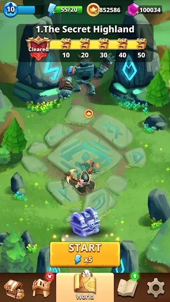 Арчеро охотник - Оффлайн ролевая игра 0.3.6 screenshot 4