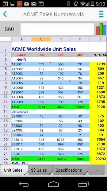 Docs To Go Premium Key screenshot 4