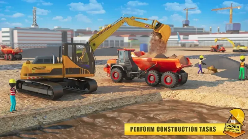 Крупье аэропорт строительство экскаватор 1.1 screenshot 3