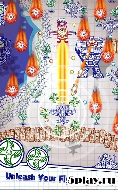 Doodle Combat - Army Air Force Planes Battle screenshot 2