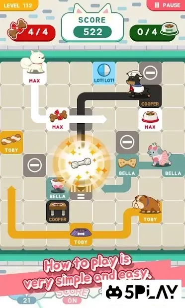 Drag My Puppy: Brain Puzzle screenshot 1