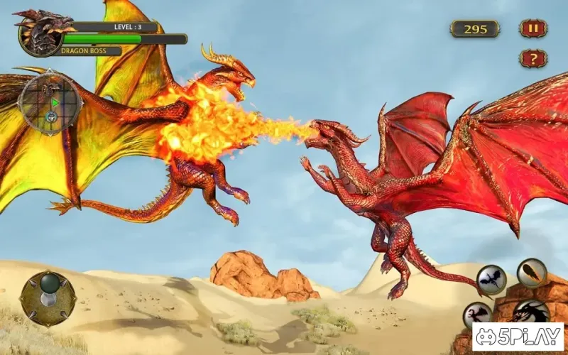 Dragon Simulator Attack 3D Game screenshot 2