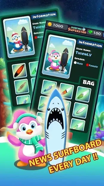 Dream Penguin: Free Surf Game 1.427 screenshot 4