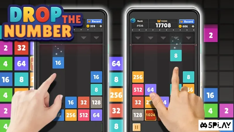 Drop The Number : Merge Game (Бросьте число) 1.8.1 screenshot 3