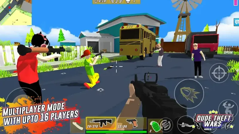 Dude Theft Wars: Open World Sandbox Simulator 0.9.0.9e2 screenshot 1