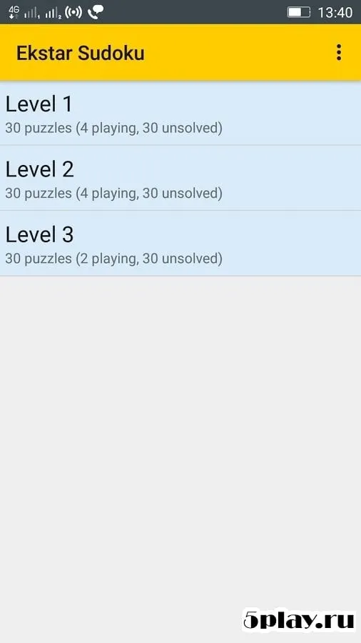 Ekstar Sudoku screenshot 1