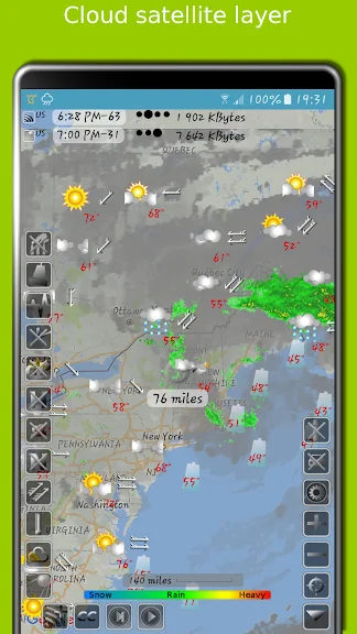 EMap HDF - погода, якість і забруднення повітря screenshot