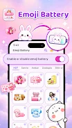 Emoji Battery Icon Customize screenshot
