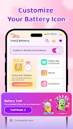 Emoji Battery Icon Customize screenshot