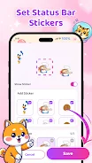 Emoji Battery Icon Customize screenshot