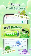 Emoji Battery Status Bar screenshot