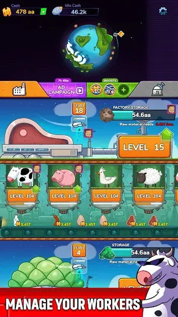 Endless Colonies: Idle Space Explorer 1.8.00 screenshot 1