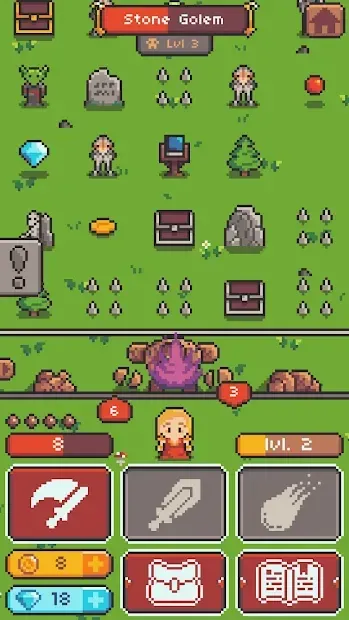Eternis Heroes - Pixel Roguelike RPG v1.11 screenshot 3