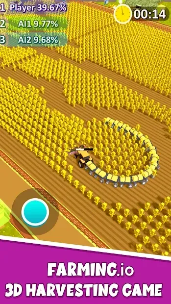 Farming .io - 3D Harvester Game USA 6.0 screenshot 1