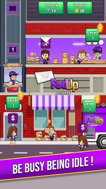FedUp Delivery Idle Tycoon 1.0 screenshot 1
