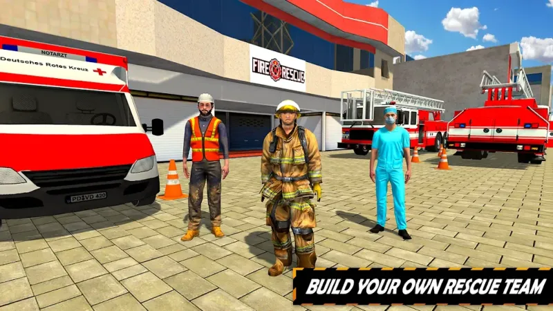 FireFighter Emergency Rescue Game-Ambulance Rescue 3.9 screenshot 3