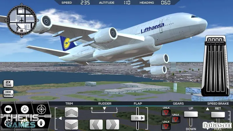 Flight Simulator 2017 FlyWings HD screenshot 3
