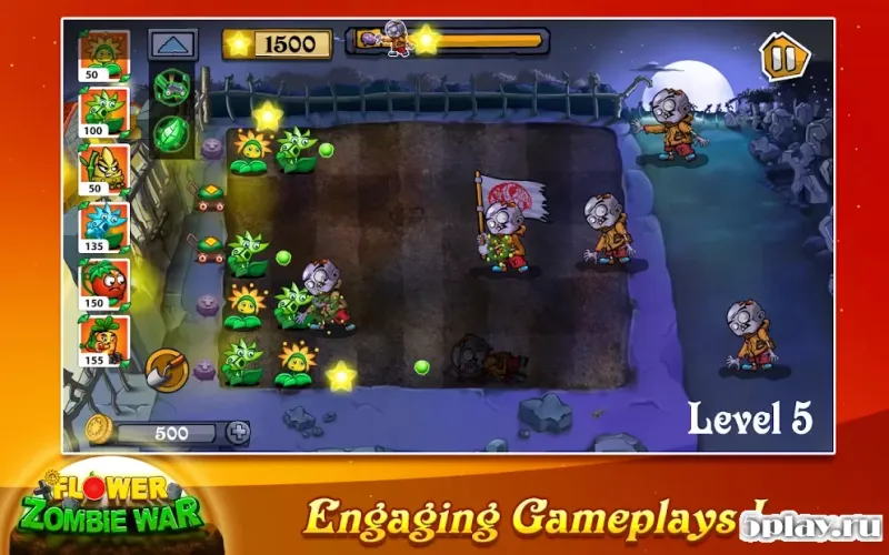 Flower Zombie War screenshot 1
