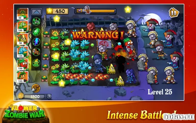 Flower Zombie War screenshot 2