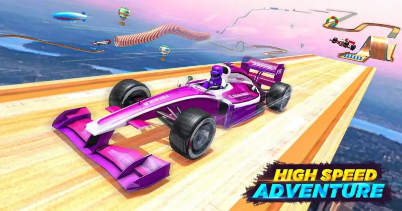 Formula Stunt 3D Car Racing : New Car Games 2021 v1.0.2 screenshot 2