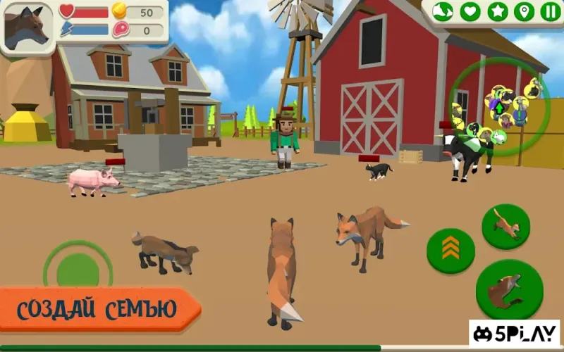 Fox Family - Animal Simulator 3d Game 1.074 screenshot 1