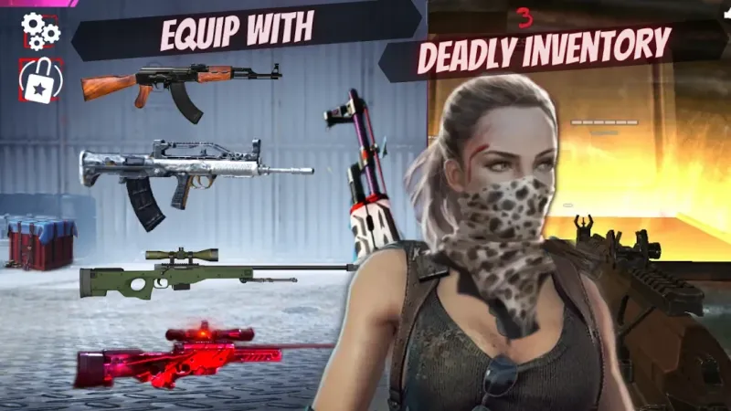 Free Zombie Shooting Strike 2021 clash Squad 1v4 v1.0 screenshot 3