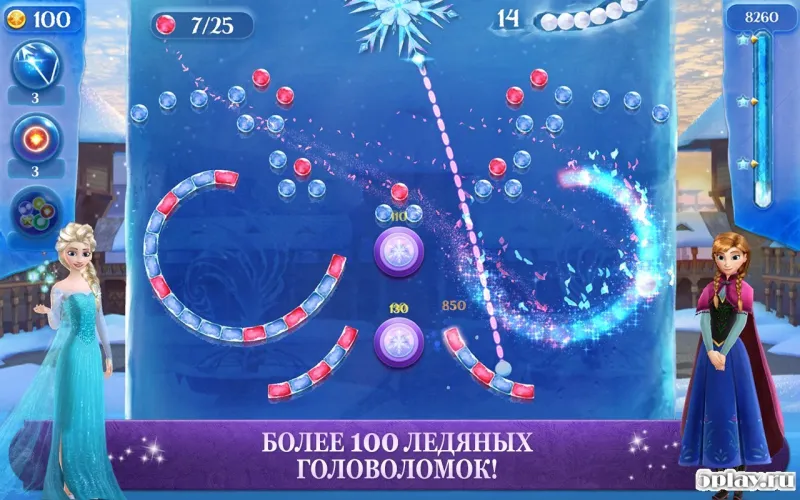 Frozen Free Fall: Icy Shot screenshot 1