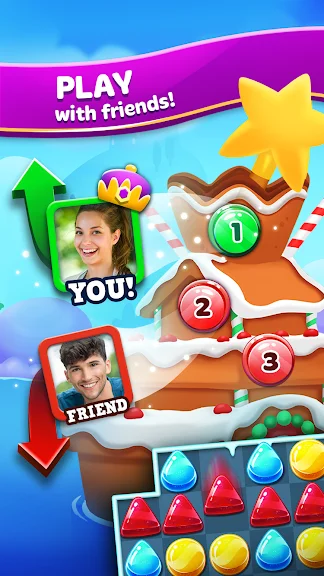 Frozen Frenzy Mania - Match 3 screenshot