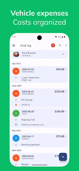 Fuelio: паливо і витрати screenshot