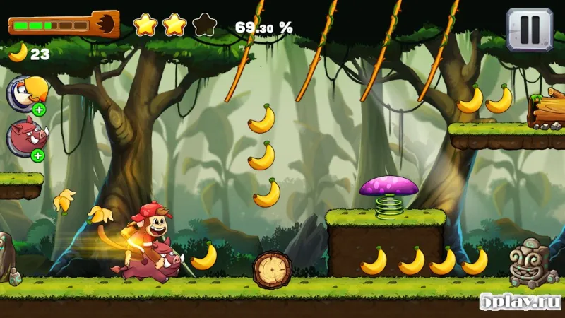 Funky island - Banana Monkey Run screenshot 2