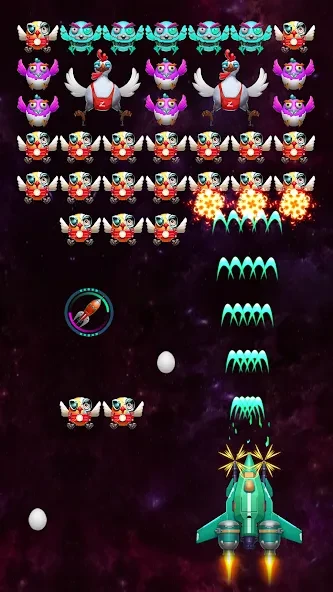 Galaxy Attack: Chicken Shooter screenshot