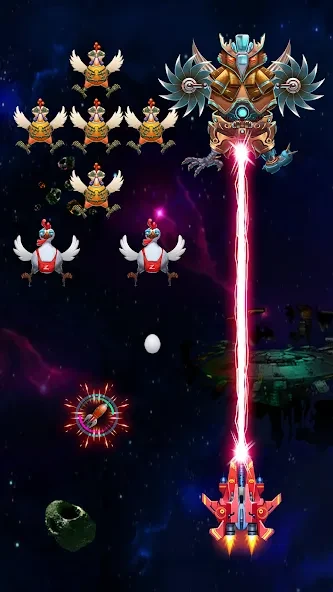 Galaxy Attack: Chicken Shooter screenshot