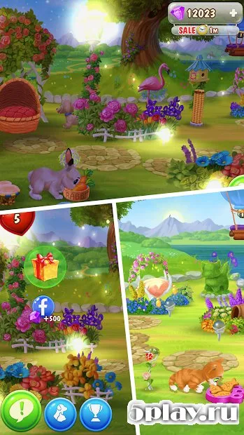 Garden Pets: Match-3 Dogs & Cats Home Decorate 1.34 screenshot 3
