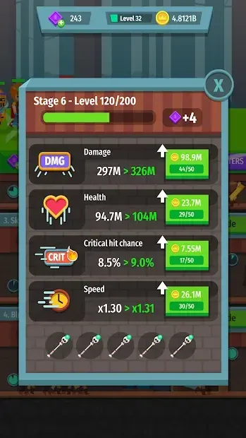 Gear for Heroes: Idle Craft 1.0.6 screenshot 4