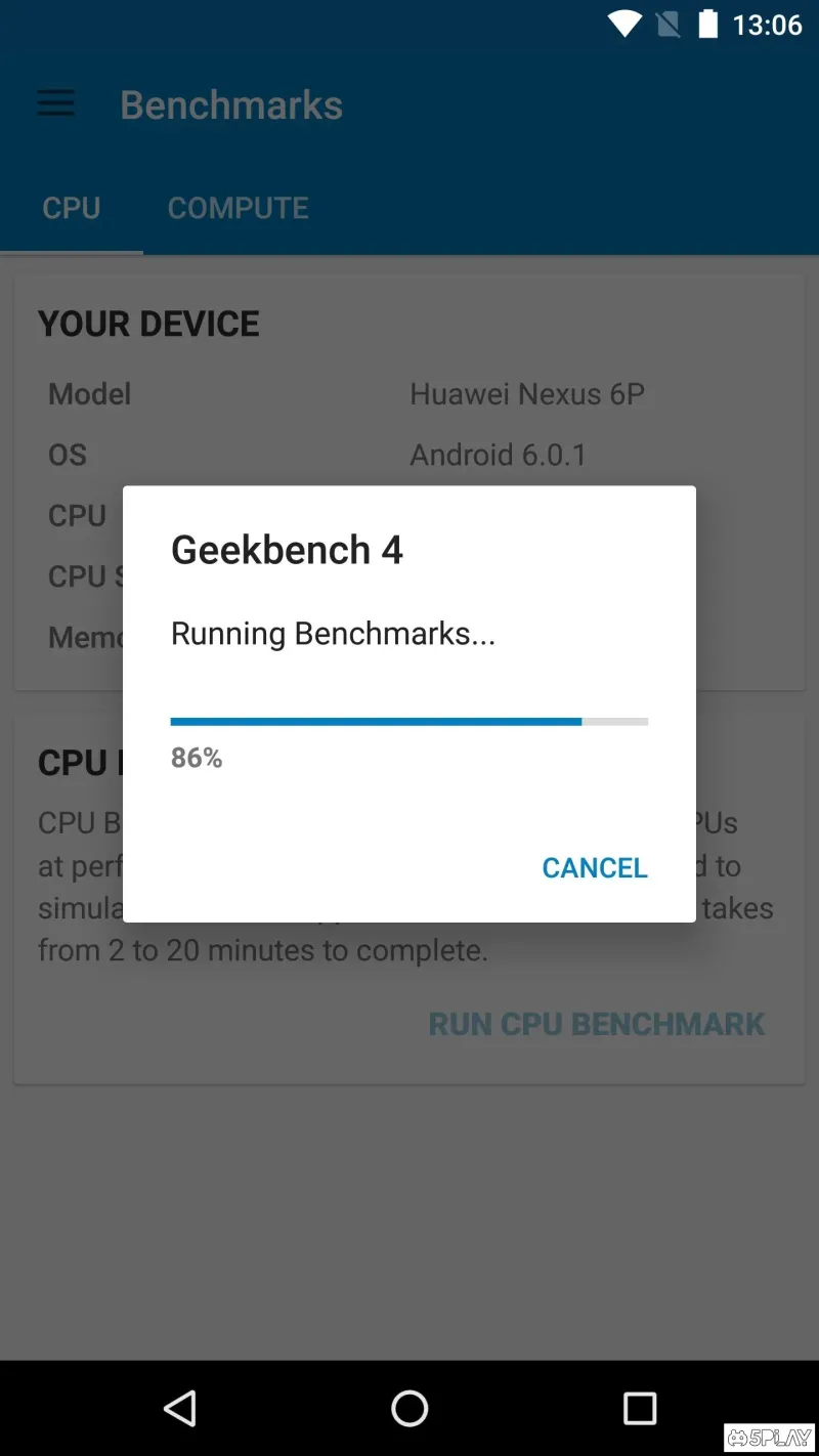 Geekbench 4 screenshot 2
