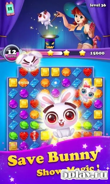 Gems Witch - Jewel Crush Adventure screenshot 2