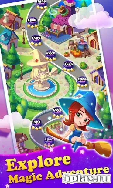 Gems Witch - Jewel Crush Adventure screenshot 3