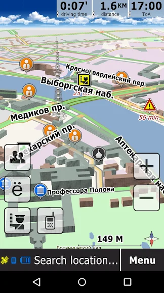 GeoNET навігатор з пробками screenshot