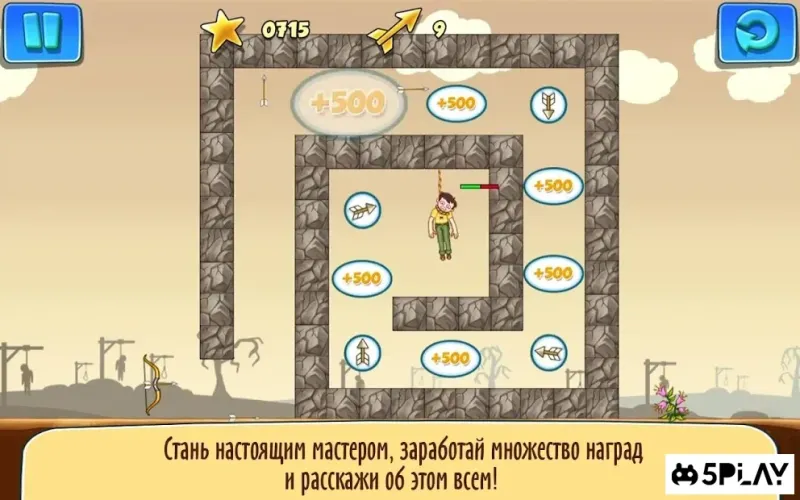 Gibbets 2: Головоломка со стрельбой из лука! 1.0.38 screenshot 2