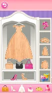 Glitter beauty coloring game screenshot