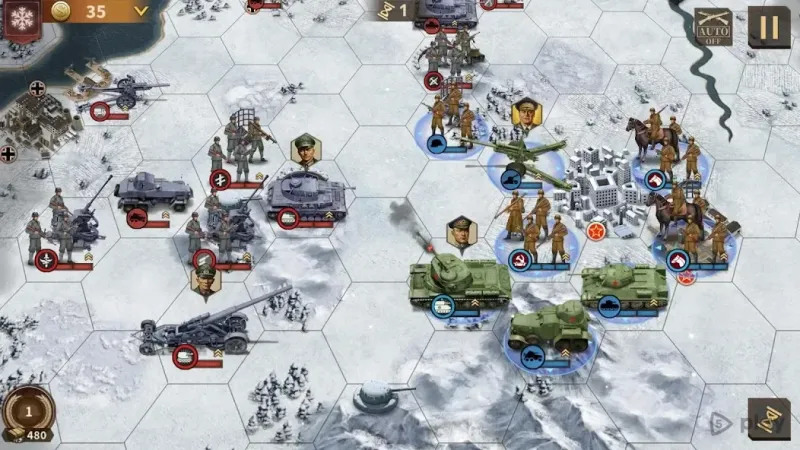 Glory of Generals 3 - WW2 Strategy Game 1.7.8 screenshot 1