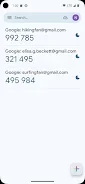 Google Authenticator screenshot