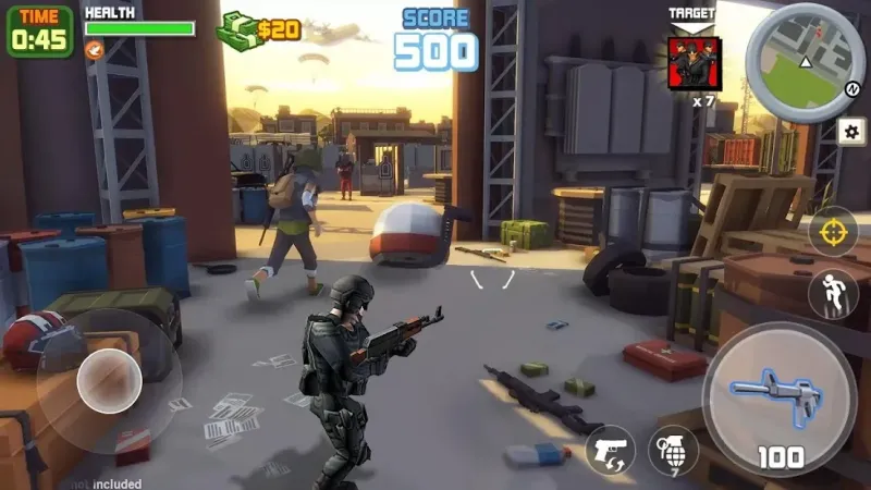 Grand Gangster City: Pixel 3D Gun Crime Game 1.0.5 screenshot 3