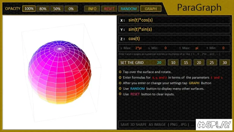 Grapher Pro 3D screenshot 3