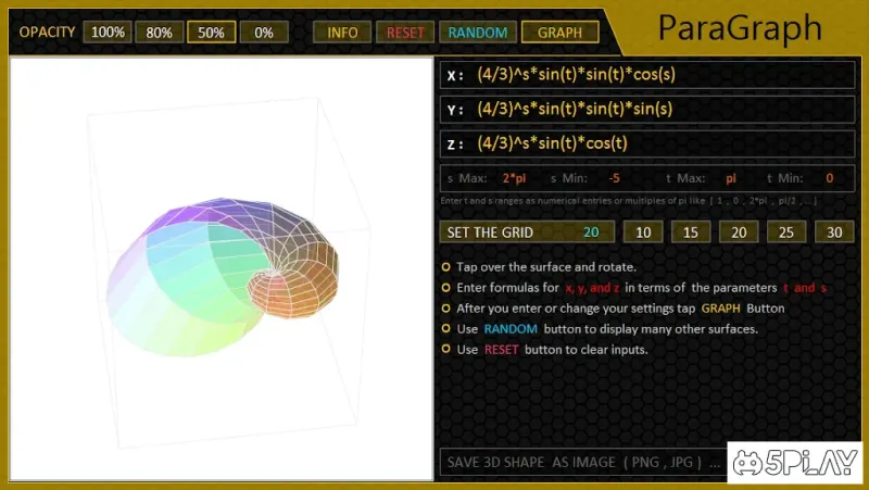 Grapher Pro 3D screenshot 4
