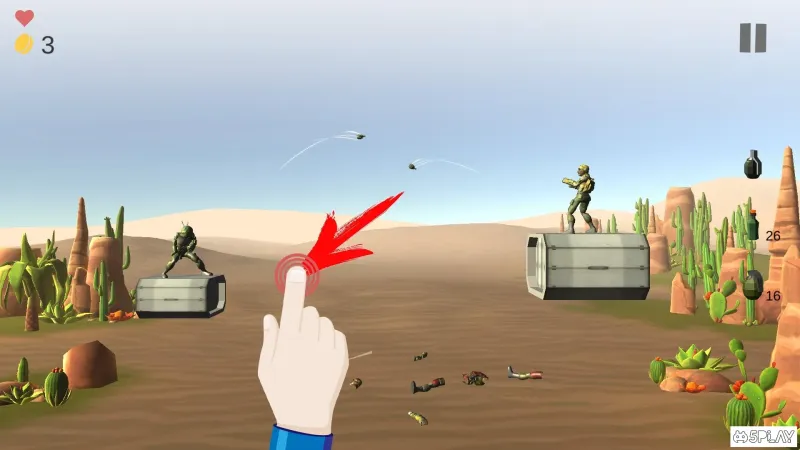 Grenade Thrower 3D screenshot 1
