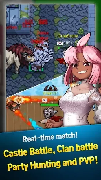 Grow Stone Online: 2d pixel RPG, MMORPG game screenshot