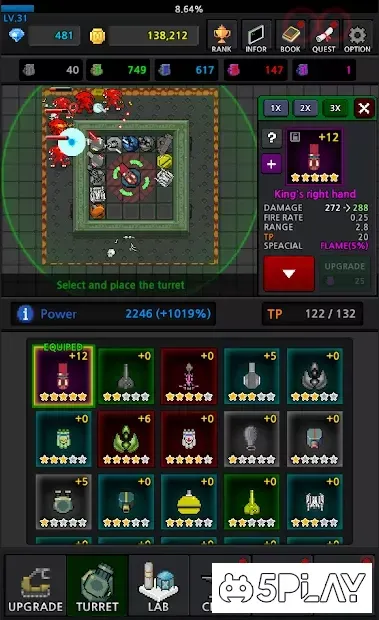 Grow Turret - Idle Clicker Defense screenshot 2