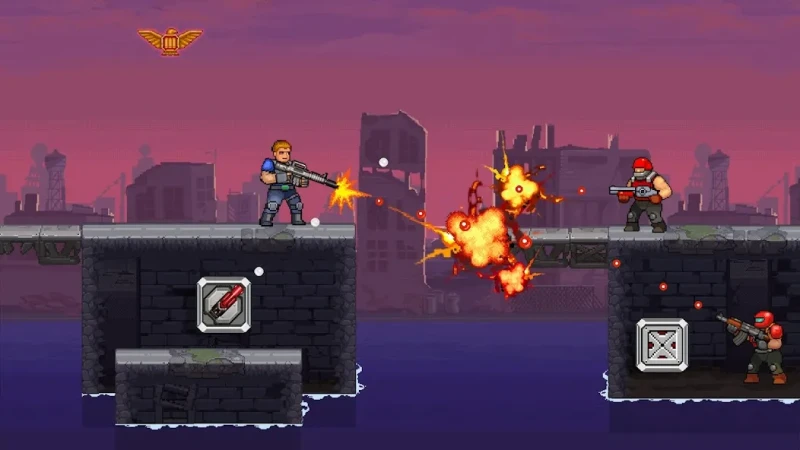 Gun Force: беги и стреляй screenshot