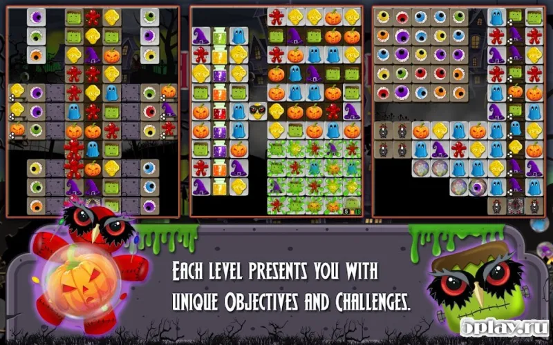 Halloween Drops 4 - Match three puzzle screenshot 1